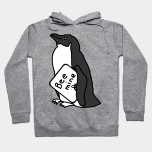 Cute Penguin says Bee Mine this Valentines Day Hoodie